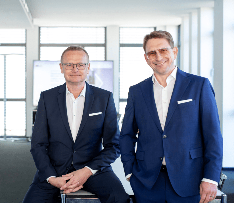 Christian Kolodzik und Sven Küstner von der bAV Innovationspartner GmbH